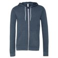 thumbnail image 1 of Canvas - Sudadera con cremallera y capucha Felpa Polialgodón Unisex adulto (Marino Jaspeado), 1 of 1