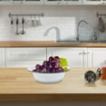 thumbnail image 1 of BESTYASH 2pcs Enamelled Kitchenware White Enamelware Dishes Non-smelling Food Preparation, 1 of 6