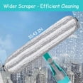 thumbnail image 3 of Multifunction Window Cleaner Tool, 4-in-1 Glass Cleaning Tool with Squeegee, Microfibre Cleaning Head, Built-In Sprayer and Cleaning Brush for Glass and Ceramic Surfaces as Well as Automotive Cleaning, 3 of 8