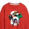 thumbnail image 3 of Marvel The Avengers - Birthday 6 - Toddler And Youth Long Sleeve Graphic T-Shirt, 3 of 5