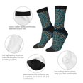 thumbnail image 3 of KLL Mandala Print Cool Socks Men's Women's Crew Socks Funny Crazy Novelty Stockings, 3 of 6