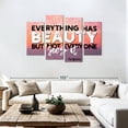 thumbnail image 3 of Elephant Stock Beauty Famous Quote I Wall Art - Horizontal Multi Panel Canvas - Living Room Wall Decor - Inspirational And Typography Multi Panel - Black And White Decor - 75" x 48", 3 of 8