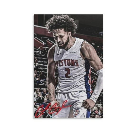 Cade Cunningham Canvas Poster Print Photo Art Painting Canvas Poster Home Decorative Bedroom Modern Decor Posters Gifts 12x18inch(30x45cm)