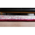 thumbnail image 5 of Rugs.com Rabia Collection Rug – 3' x 5' Burgundy Low Rug Perfect For Entryways, Kitchens, Breakfast Nooks, Accent Pieces, 5 of 9