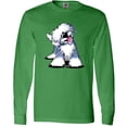 thumbnail image 3 of Inktastic Old English Sheepdog Long Sleeve T-Shirt, 3 of 5