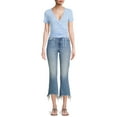 thumbnail image 2 of No Boundaries Juniors’ Ruched Fashion Top, 2 of 5