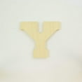 thumbnail image 3 of Package of 1, 16 Inch X 3/4" Thickness Baltic Birch Wood Letter Y in The Collegiate Font, Thick for Art & Craft Project, Made in USA, 3 of 4