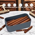thumbnail image 4 of shiyou-Lockable Storage Box, Locking Medicine Box, Cell Phone Locked Jail, Food Medical Lockbox, Containers Bin for Personal Refrigerator Home Office Organization Travel Gift,9.25 x 5 x 3.6 (Navy), 4 of 4