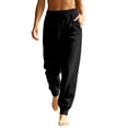 thumbnail image 3 of VV AVEORS Joggers For Women High Waisted Drawstring Sweatpants Trendy Joggers With Pockets Workout Athletic Sweat Pants 2026 Black XL, 3 of 7