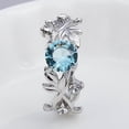 thumbnail image 5 of Xinyolin Leaves Rhinestones Jewelry Elegant Bright Ring - Women's Daily Wear Accessory, 5 of 8