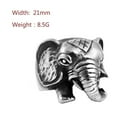 thumbnail image 2 of PAURO Men's Vintage Gothic Stainless Steel Rings Elephant Head Biker Rings Punk Style Silver Size 11, 2 of 4