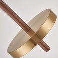 thumbnail image 4 of Walnut Chandelier Modern Simple Creative Personality Minimalist Bedside Hanging Lamps LED Full Copper Bar Single Head Dining Room Hanging Lamps, 4 of 4