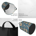 thumbnail image 2 of Naloa French Bulldog Yoga Large Laundry Basket Waterproof Round Collapsible Storage bin with Handles for Hamper Kids Room,Toy StorageMedium, 2 of 6