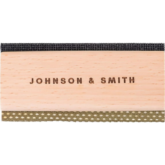 Johnson & Smith Sweater Comb - Double Sided Sweater Shaver Lint Scraper - Easy Grip Cashmere Comb - Multifunction Fabric Clothes Shaver Cashmere Pill Remover - Travel Pilling Remover Brush with Pouch