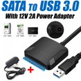 thumbnail image 2 of YOPTOP SATA to USB 3.0 2.5 3.5 HDD SSD Hard Drive Disk Converter PC Cable Line Adapters, 2 of 10