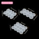 thumbnail image 2 of Kit de Moldes de Silicona para Colgantes de Llaveros de Resina de Forma Mixta de 3 Pcs Uxcell, Blanco, 2 of 6