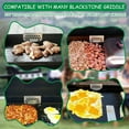 thumbnail image 4 of BBQ Tider Grilling Gate For Griddle Accessory 1Pack Bbq Cook Tool Mesh Screen Compatible With Many Griddle(Not For Long Hook 17" An, 4 of 6