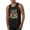 Black, variant on Colorful Majestic Neon Atric Wolf | Dean Russo Art Animal Lover Mens Sleeveless Top, Heather Grey, M
