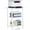 White-3-Tier, variant on 3-Tier Mobile Printer Stand with Storage Shelf - Industrial Oak Finish