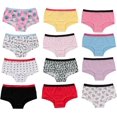 thumbnail image 7 of Alyce Ives Intimates Girls Panties 100% Cotton, Prints & Solids 2, 16, 12 Pack, 7 of 7