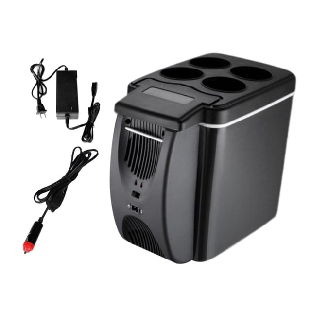 Mini nevera portátil para coche, congelador, termoeléctrica, ligera, silenciosa, con función de refrigeración y calefacción, fabricada en aleación de aluminio PP. Ideal para Estilo A