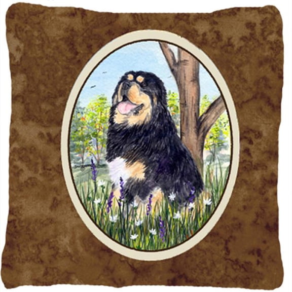 Tibetan Mastiff Indoor & Outdoor Fabric Decorative Pillow