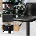 thumbnail image 4 of Ofika Swivel Bar Stools Set of 2, Modern Adjustable Counter Height Bar Stool with Back,Comfortable PU Leather Upholstered Seat Bar Chairs for Kitchen Counter Dining Room, 4 of 7