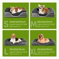 thumbnail image 3 of JOINSUN 35"x25" Orthopedic Dog Bed, Supportive Memory Foam Dog Sofa, Gray, 3 of 6