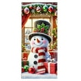 thumbnail image 2 of Euaioeiu Christmas Door Curtain Decorations for Holiday Party, 35.4 x 70.8 Inch Polyester Door Cover with Hanging Rope, Festive Wall Hanging for Christmas Day and Winter Festival Home Decor, 2 of 6