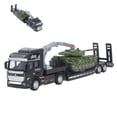 thumbnail image 4 of Detachable Military Tank Model Trailer Toy Simulation Collectible for Boys, Premium Alloy and Plastic Materials, Parent Child Games, Suitable for Toy Collection, 4 of 7