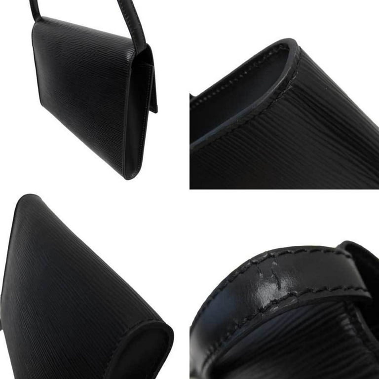 used Pre-owned Louis Vuitton Shoulder Bag EPI Arche Noir Black Leather M52572 (Good), Women's, Size: (HxWxD): 17.5cm x 24cm x 3cm / 6.88'' x 9.44'' x