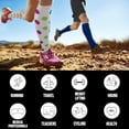 thumbnail image 4 of Go2 Elite Compression Socks Stockings 15-20 mmhg Graduated Sock Stocking (1P EPolkaDot, M), 4 of 5
