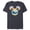 Navy Heather, variant on Mickey Mouse & Pals Beach Vacation Summer Vibes- Short Sleeve Blended T-Shirt for Adults - Customized-Black