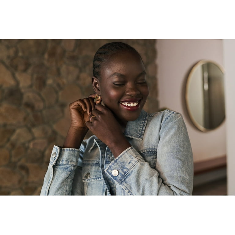 Sterling silver bamboo hoop earrings deals