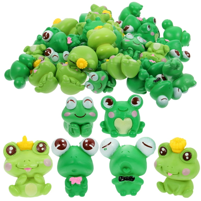 BUSOHA 210 Pack Luminous Resin Mini Frogs in The Dark, 7 Colors Cute Tiny  Frogs Figurines Prank Game Props, Miniature Frogs for Miniature Landscape  Garden Aquarium Dollhouse Car Party Decorations: Buy Online