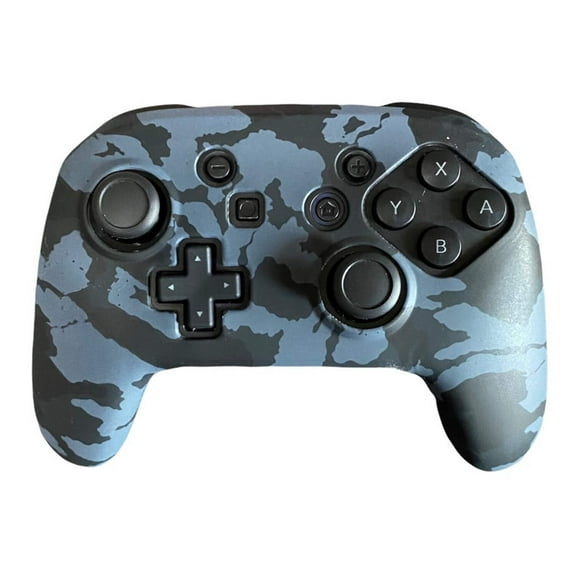 JenDore Nintendo Switch Pro Controller Gray Camo Silicone Cover Shell