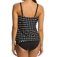 thumbnail image 2 of Tankini Swimsuit for Women High Neck Ruched Tummy Control Top with Shorts Bathing Suits, 2 of 5