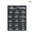 thumbnail image 2 of Retro Cafetería Impresión Sin marco de pared Decoración de la lona Material grueso Multicolor Color-Fast Poster Detachable Poster Fotos decorativas 3 piezas Jumpingount HA011821-00, 2 of 7