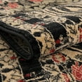 thumbnail image 6 of Rugs.com Chelsea Collection Rug – 6' Round Black Medium Rug Perfect For Kitchens, Dining Rooms, 6 of 6