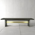 thumbnail image 6 of Cid Coe 71 Inch Modern Dining Bench, Wood Seat, Concrete Base, Gray- Saltoro Sherpi, 6 of 6