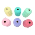 thumbnail image 4 of 6 rollos de hilo para mechones, 8 acciones, 437 yardas cada uno, resistente a la decoloración, resistente al encogimiento, hilo para tejer alfombras, hilo para tejer, 4 of 12