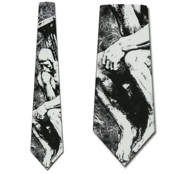 The Thinker Necktie Mens Tie