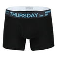 thumbnail image 4 of Men Underwear Mid Length Mid Waist Weekday Underwear Boxers Shorts Blue XL, 4 of 4