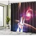 thumbnail image 5 of Ambesonne Galaxy Shower Curtain, Milky Way Galactic Theme, 69"Wx70"L, Magenta White, 5 of 5