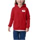 thumbnail image 5 of Sudadera deportiva informal con capucha y manga larga con estampado degradado para niños y niñas, de poliéster, 5 of 8