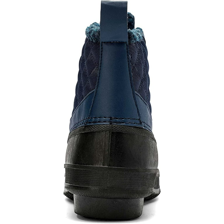 7 Monteau Fleece Duck Snow Lined Up Leather Boots Size Blue Sorel Vintage  Lace, Winter & Rain Boots