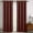Chocolate, variant on Sheetsnthings Embossed Bella 52-Inch Wide x 96-Inch Long Panel, Set of 2 Grommet Top Blackout Curtain Panels, Chocolate