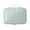 Green, variant on Gray Dacron Makeup Bag with Detachable Inner Pouch, Compact & Portable Organizer for Cosmetics, 9.06"x3.15"x6.5"