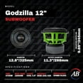 thumbnail image 4 of American Bass GODZILLA12-D1 12 in. 1 OHM 4700W Godzilla Subwoofer, 4 of 4