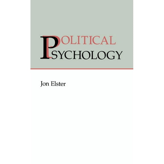 Political Psychology, (Paperback)